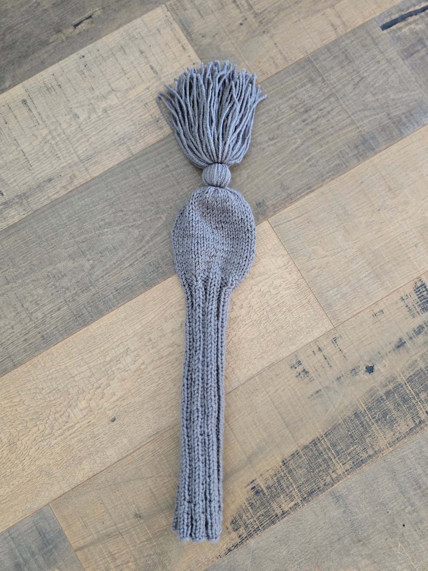 Custom Hand Knit Golf Club Cover for Kevin Gray with Tassel for Driver