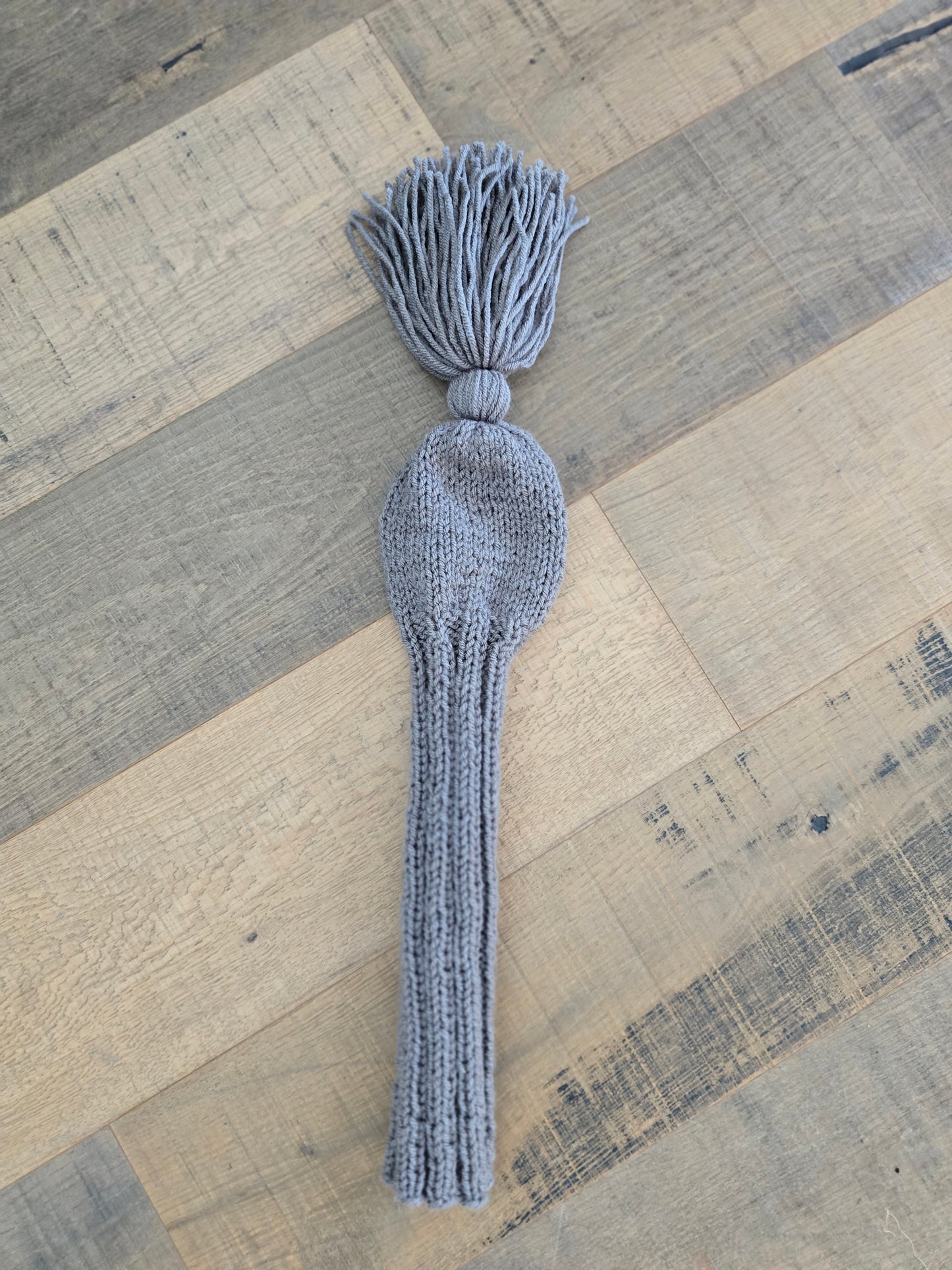 Custom Hand Knit Golf Club Cover for Kevin Gray with Tassel for Driver