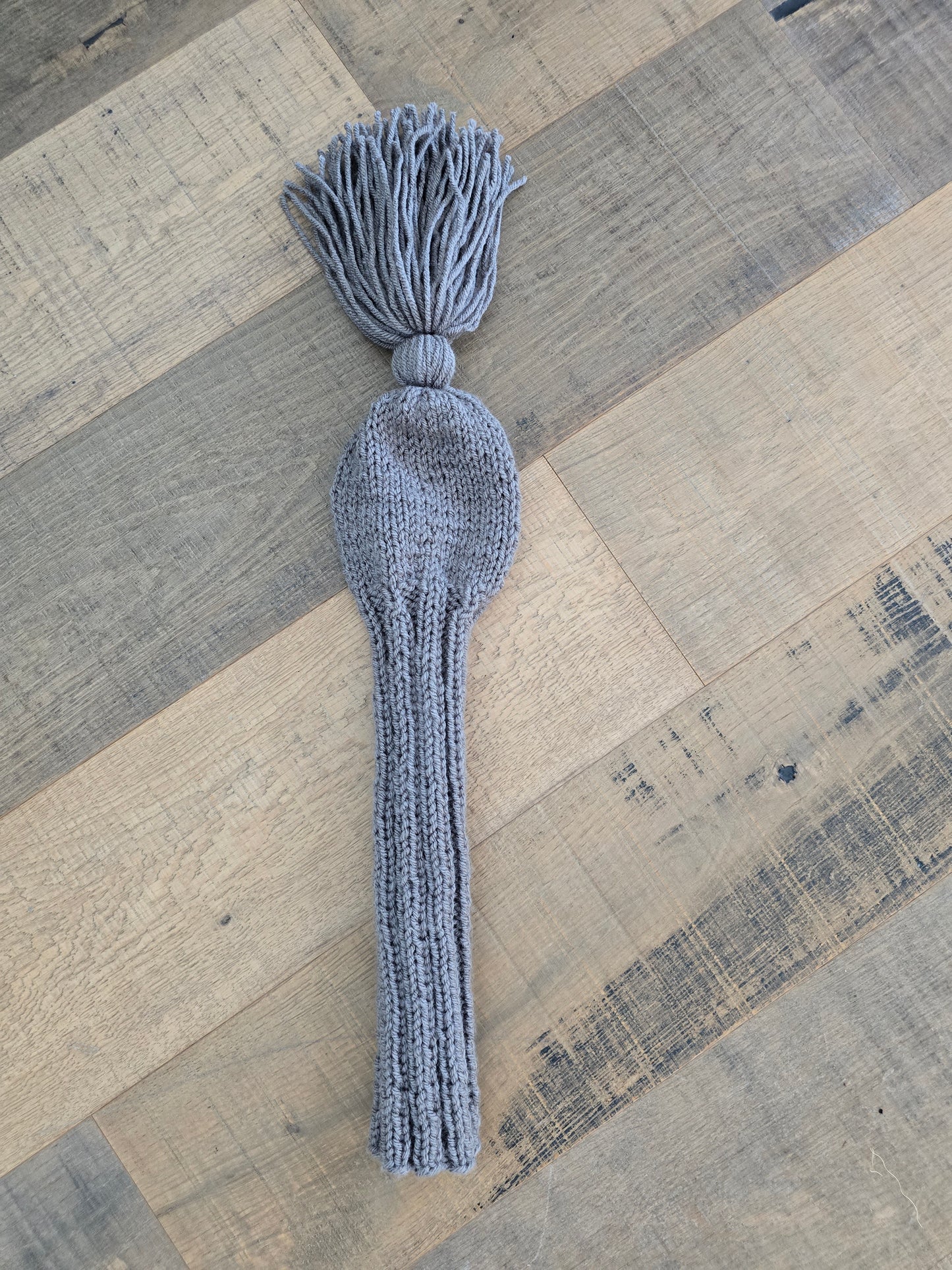 Custom Hand Knit Golf Club Cover for Kevin Gray with Tassel for Driver