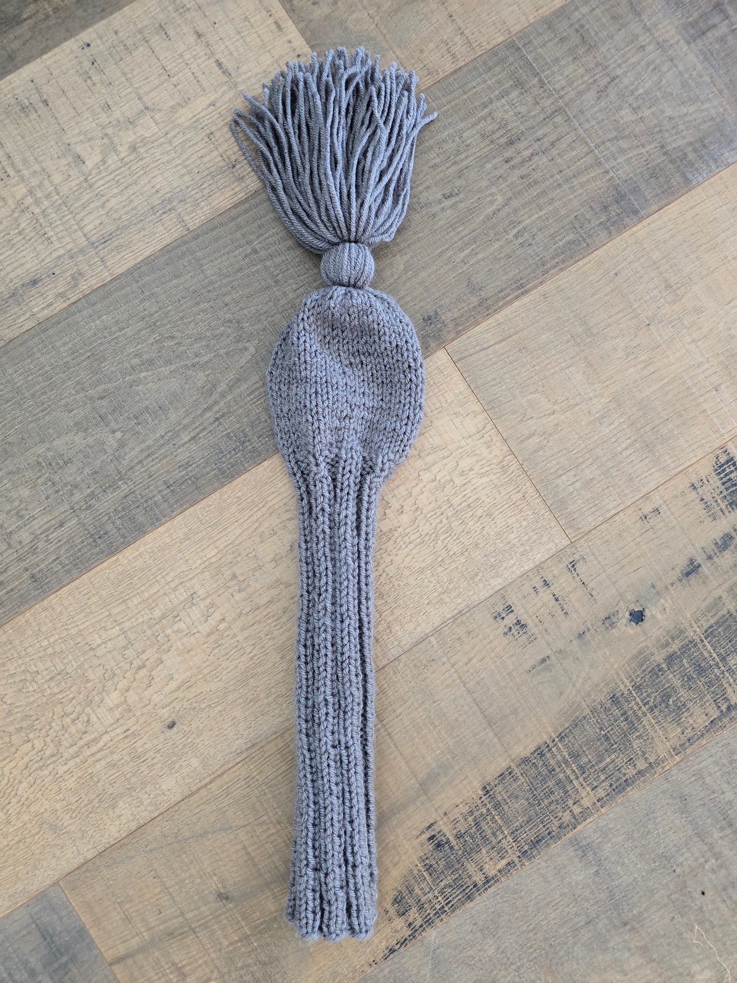 Custom Hand Knit Golf Club Cover for Kevin Gray with Tassel for Driver