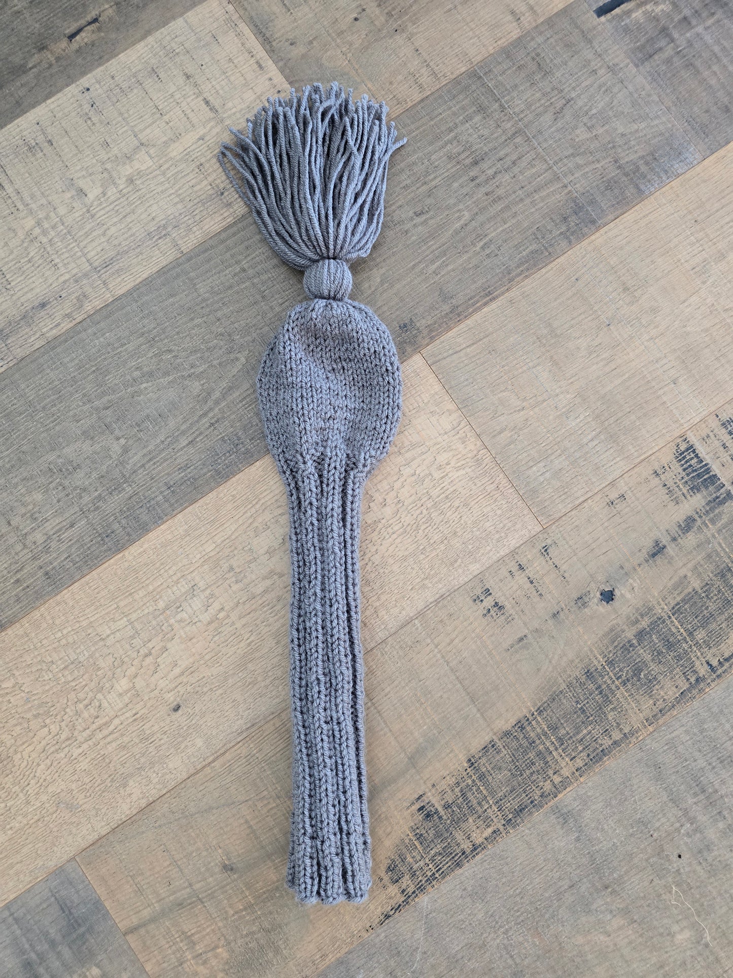 Custom Hand Knit Golf Club Cover for Kevin Gray with Tassel for Driver