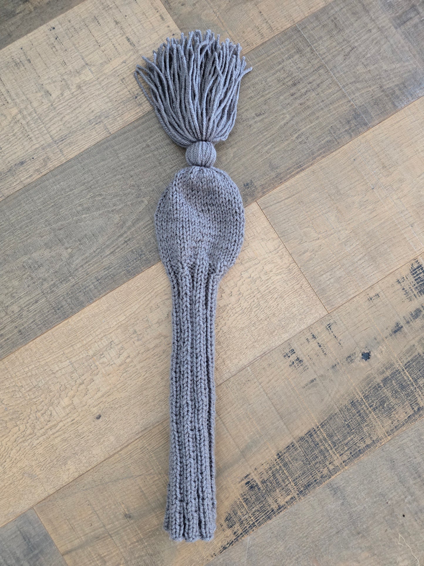 Custom Hand Knit Golf Club Cover for Kevin Gray with Tassel for Driver