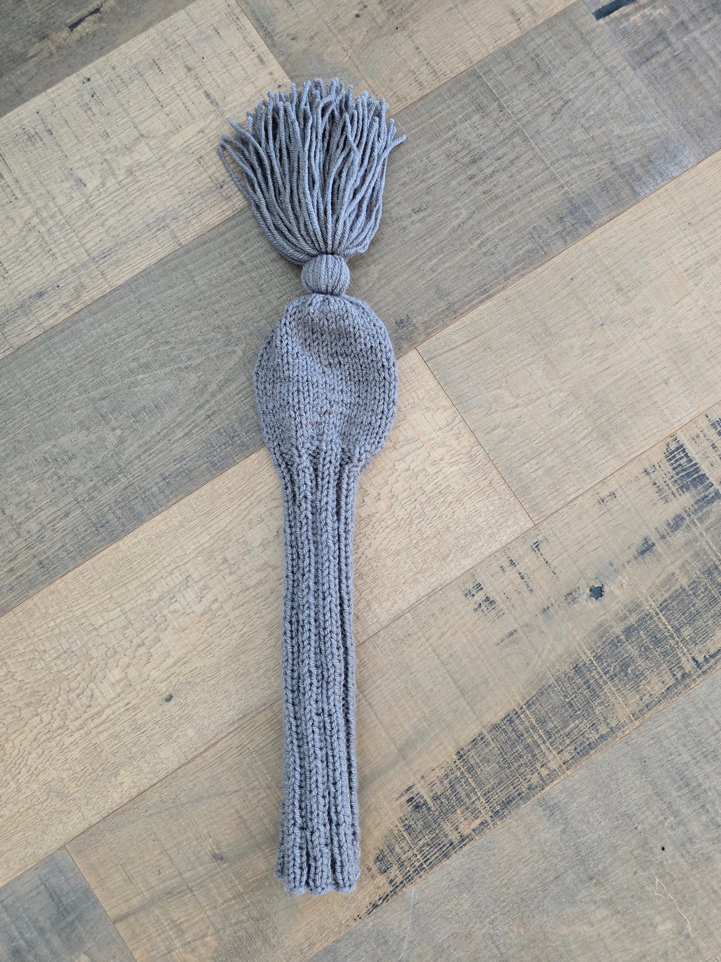 Custom Hand Knit Golf Club Cover for Kevin Gray with Tassel for Driver