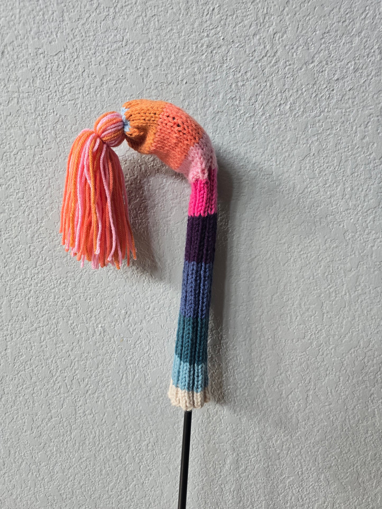 Hand Knit Golf Club Head Cover Retro-Vintage Custom Sunset Fairway Wood Cover