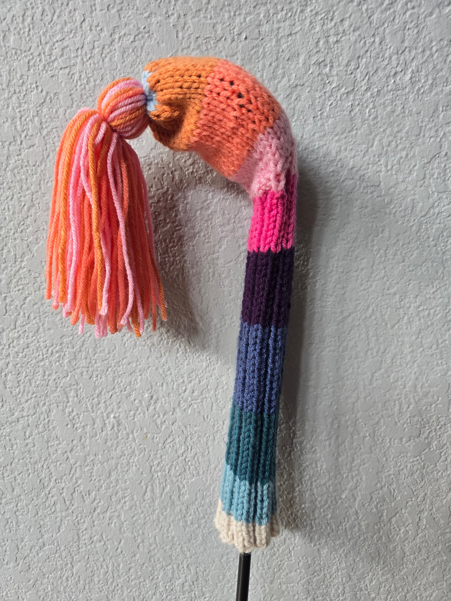 Hand Knit Golf Club Head Cover Retro-Vintage Custom Sunset Fairway Wood Cover